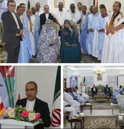 لقاء بين سعاده السفير الجمهورية الإسلامية الإيرانية ونخبة من الإعلاميين الموريتانيين