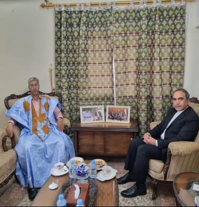 لقاء سفير الجمهورية الإسلامية الإيرانية في موريتانيا مع نائب في البرلمان الموريتاني